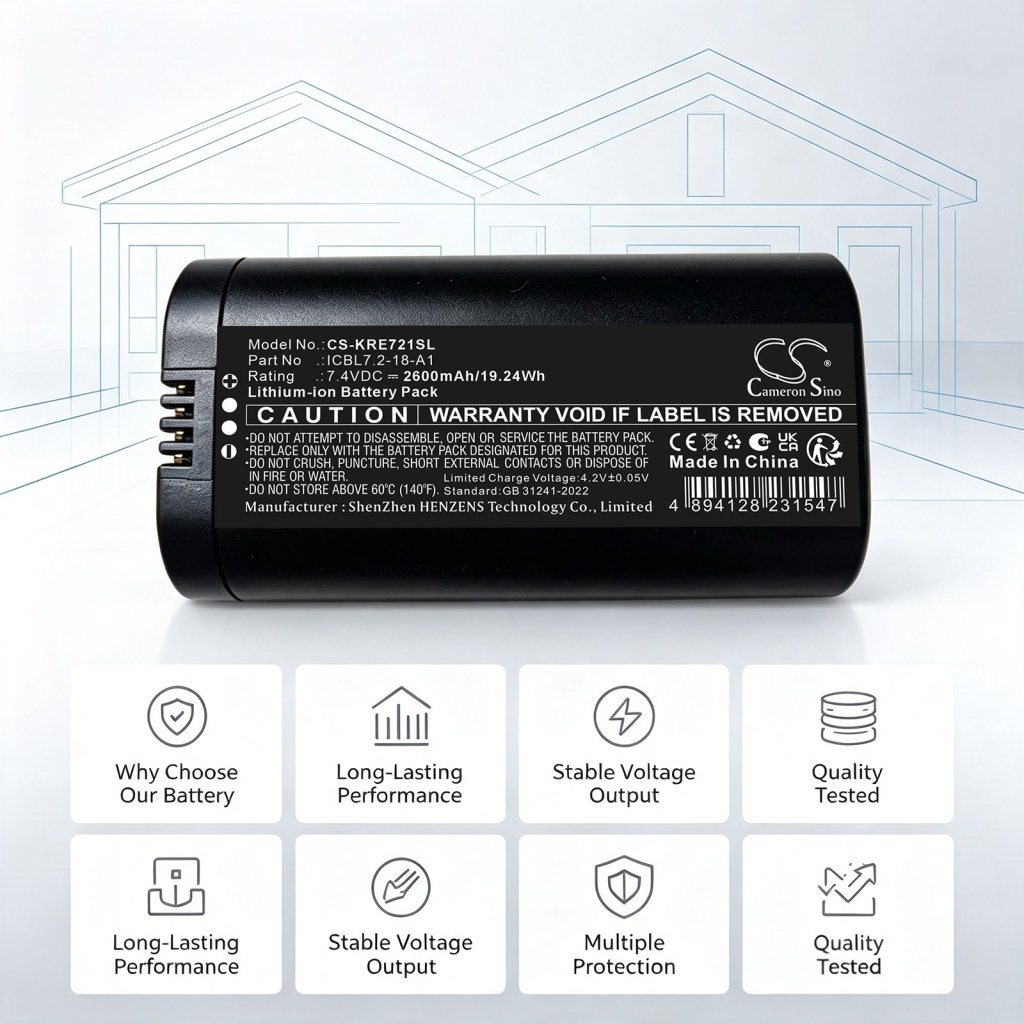 Baterías compatible con IKEA FYRTUR FYRTUR CS-KRE721SL