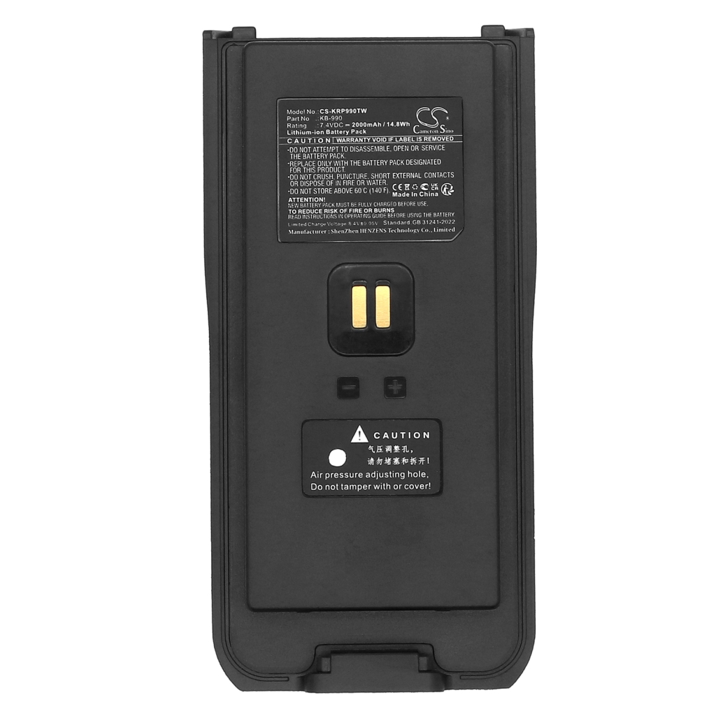 Two-Way Radio Battery Kirisun CS-KRP990TW
