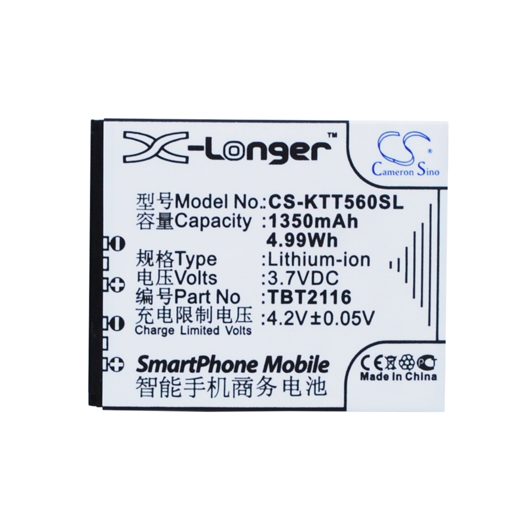 Batería compatible con K-Touch CS-KTT560SL