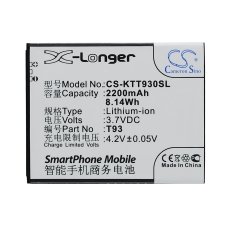 Reemplazo de batería compatible para K-Touch T93