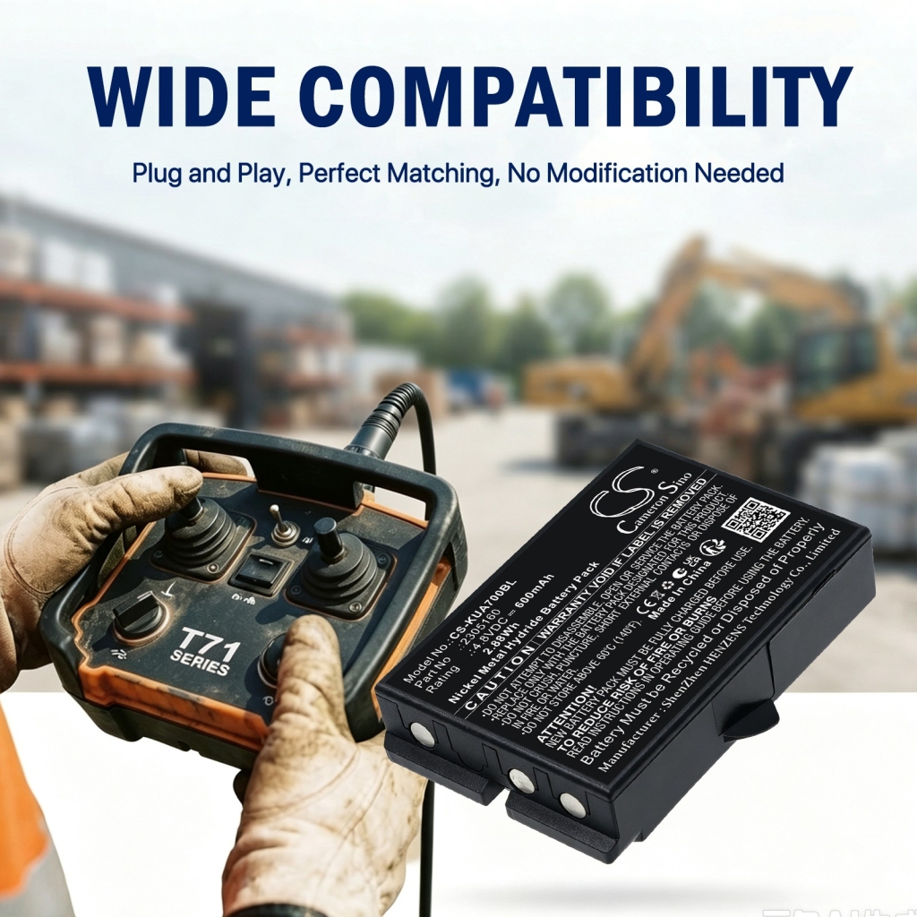 Baterías compatible con Ikusi TM70/iK2.13B JS JS3 LV CS-KUA700BL