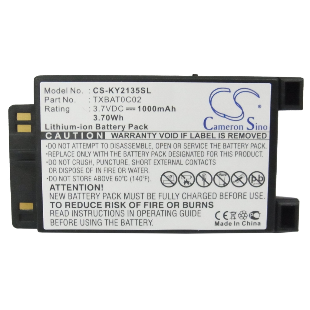Battery compatible with Kyocera