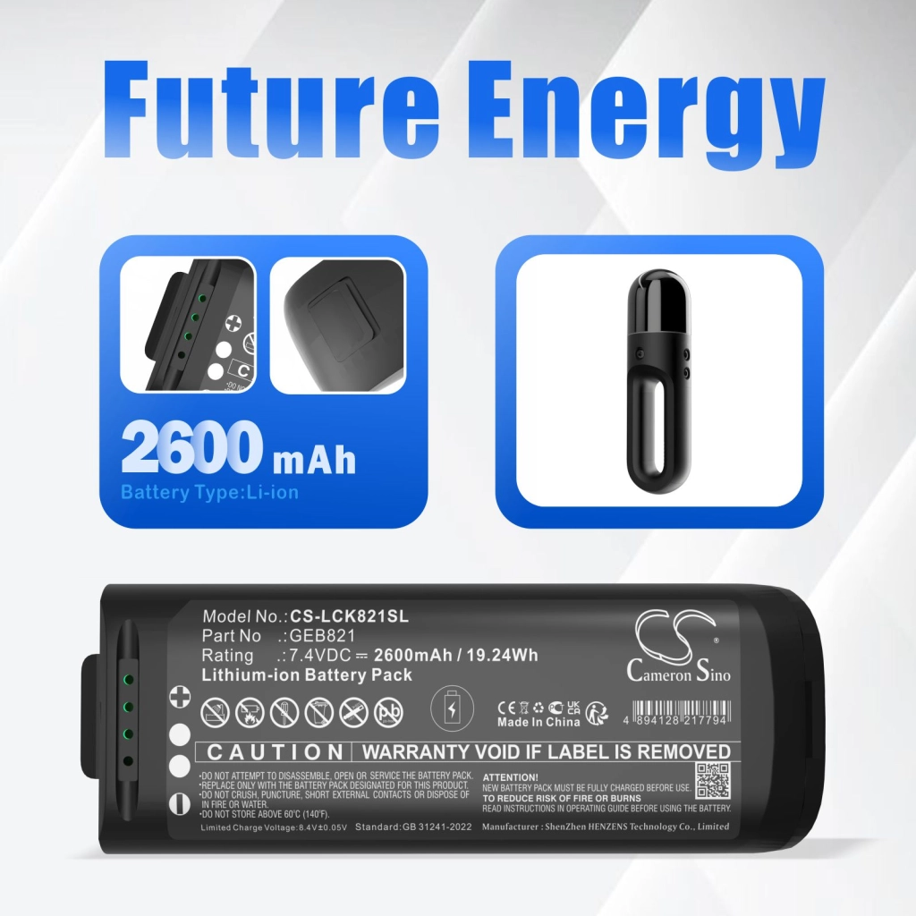 Battery Replaces GEB821