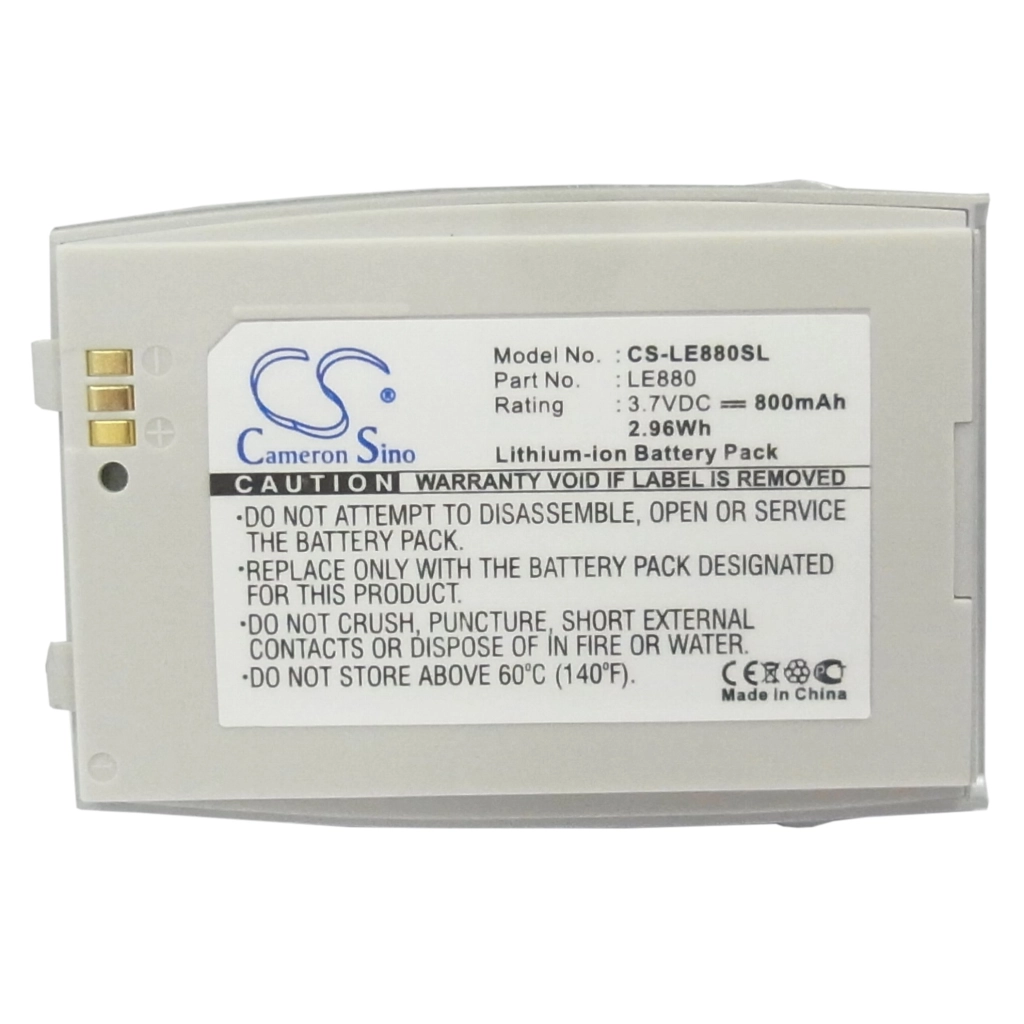 Batería del teléfono móvil LG CS-LE880SL
