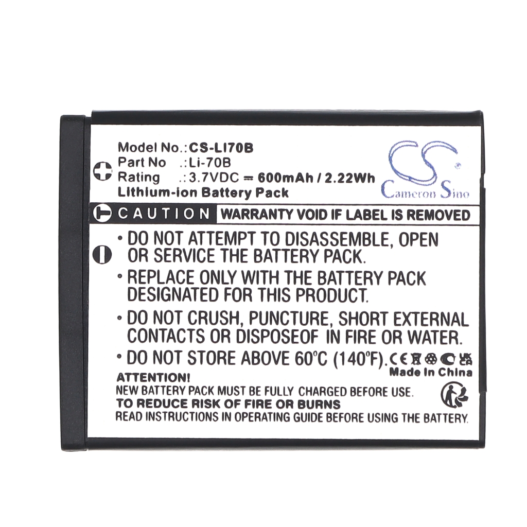 Batería de la cámara Olympus CS-LI70B