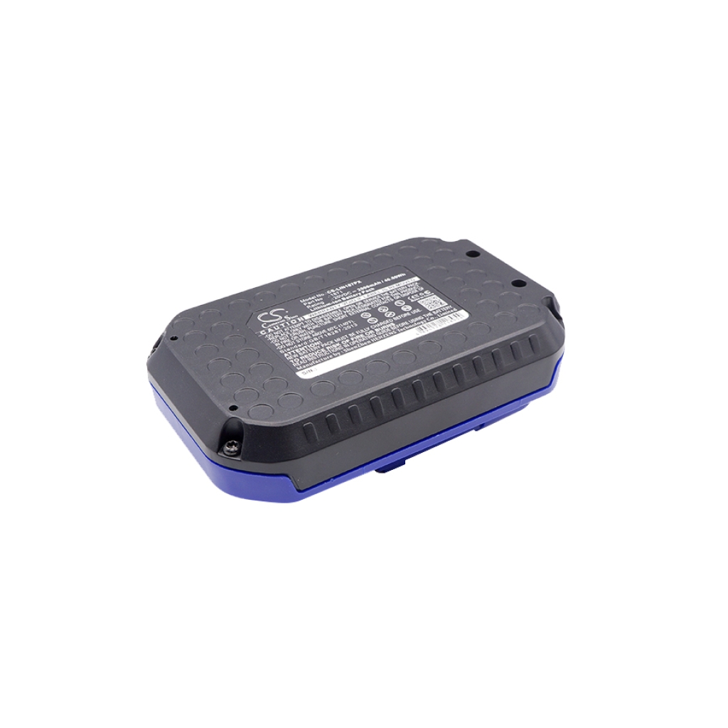 Batería para herramienta CS-LIN187PX 20V, parte inferior con etiqueta