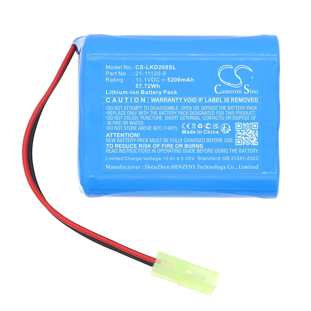 Baterías para equipos deportivos Lucky duck CS-LKD208SL