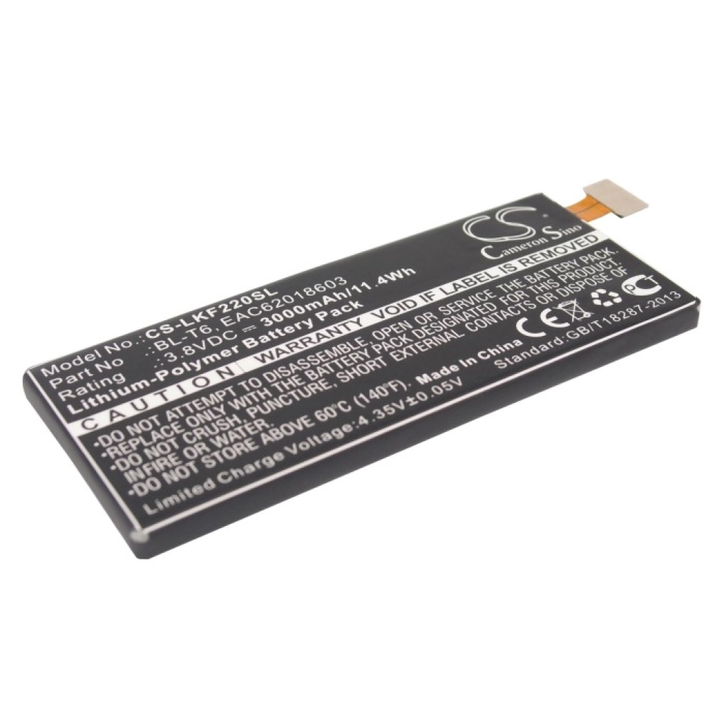 Batería del teléfono móvil LG CS-LKF220SL