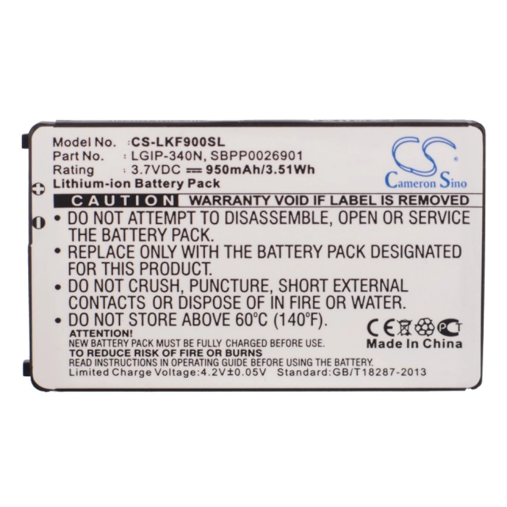 Mobile Phone Battery LG Tritan AX840