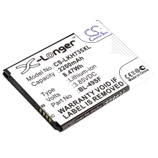 Reemplazo de batería compatible para LG BL-49SF,EAC92919001
