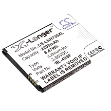 Reemplazo de batería compatible para LG BL-49SF,EAC92919001