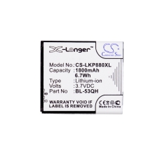 Reemplazo de batería compatible para LG BL-53QH,EAC61878603,EAC61878605,EAC61898401