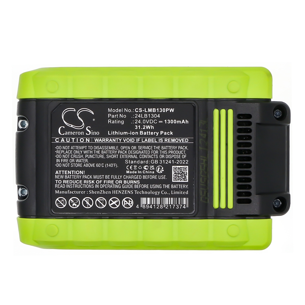 Batería para herramientas eléctricas Lawnmaster CS-LMB130PW