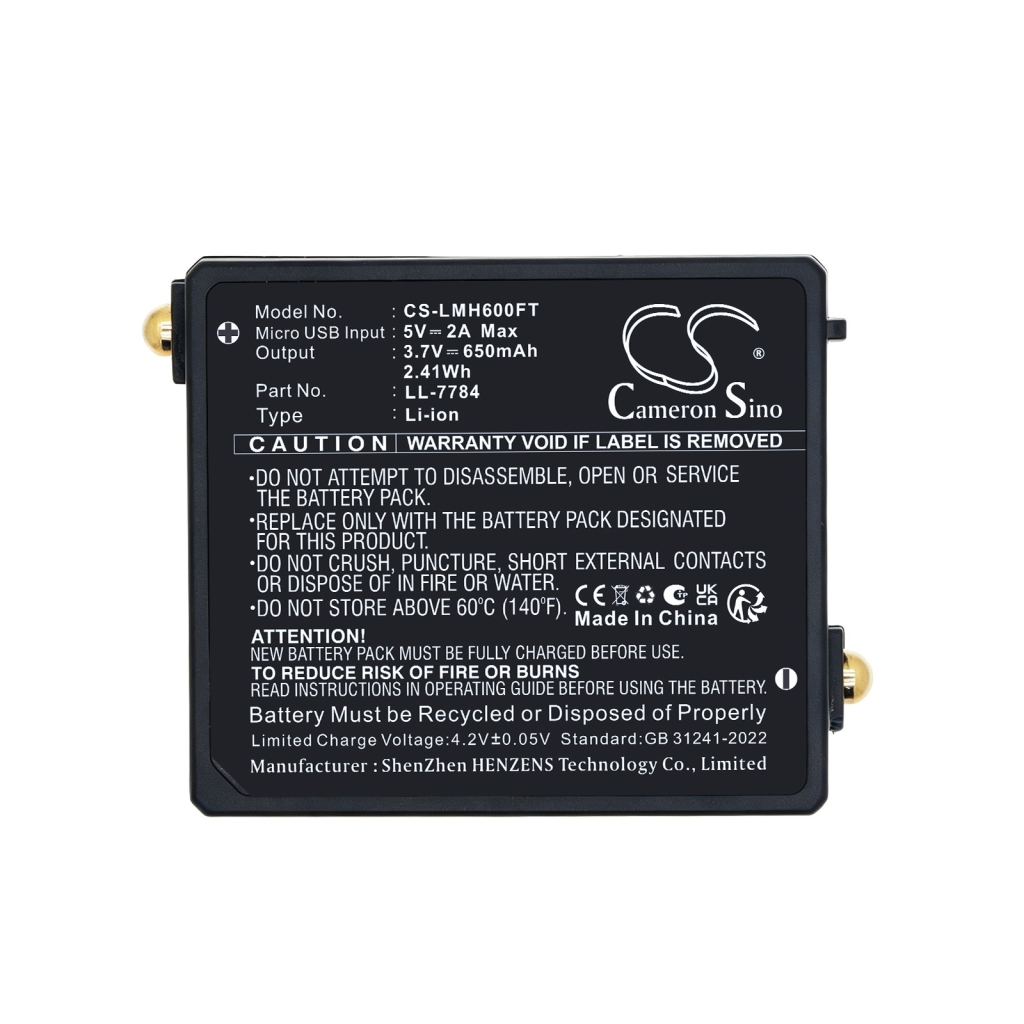 Battery for Ledlenser SEO5