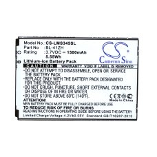 Reemplazo de batería compatible para LG BL-41ZH,BL-41ZHB,EAC62378407,EAC62778201