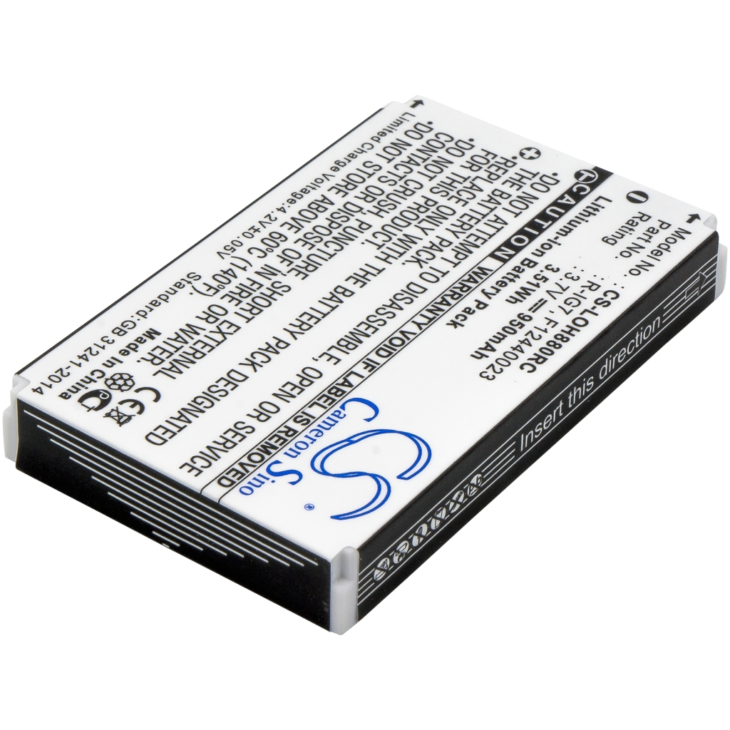 Remote Control Battery Logitech Harmony 720 Remote