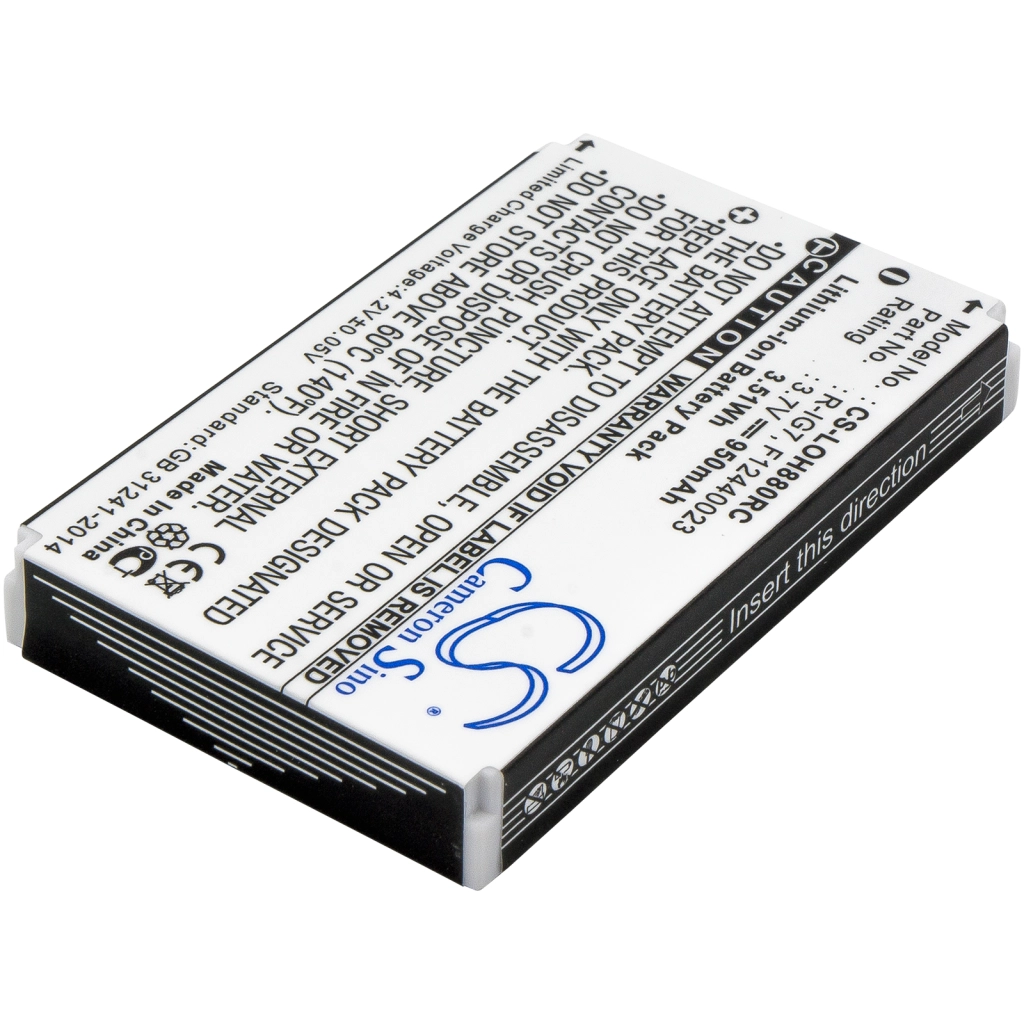 Remote Control Battery Logitech Harmony 890 Remote
