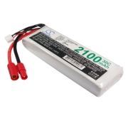 Batería compatibleWith RC hobby batteries