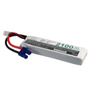 Batería compatibleWith RC hobby batteries