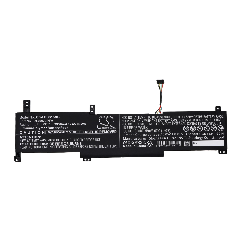 Batería para portátil Lenovo CS-LPD315NB