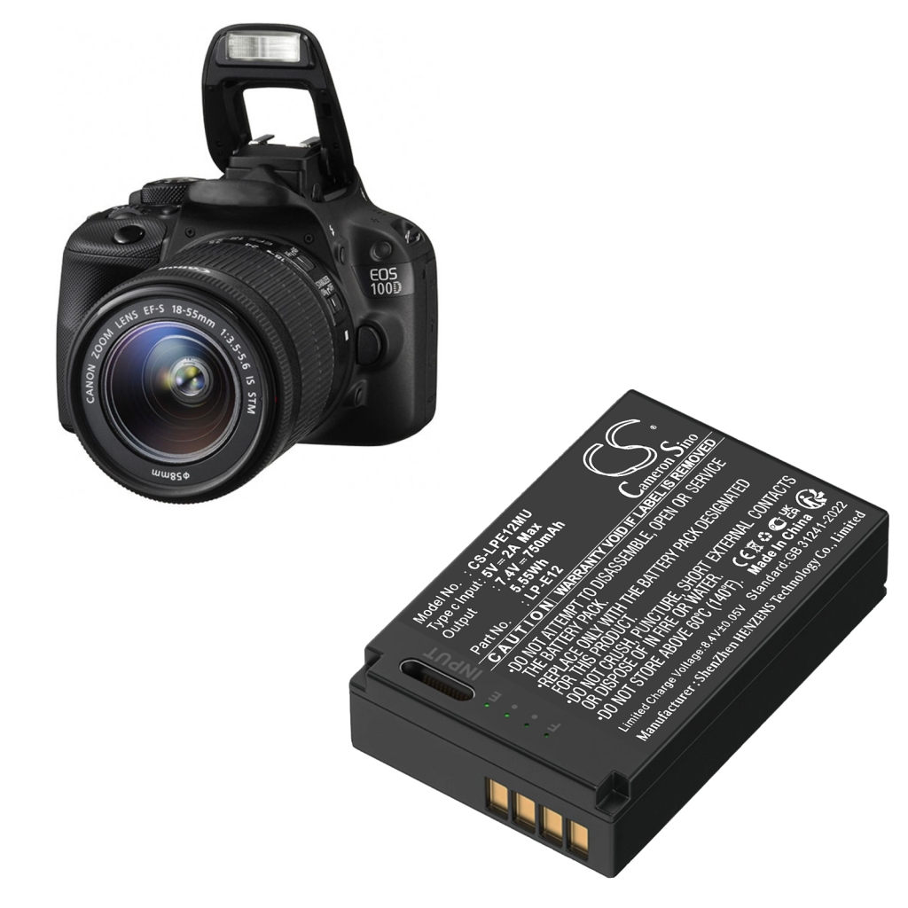 Battery Replaces LP-E12