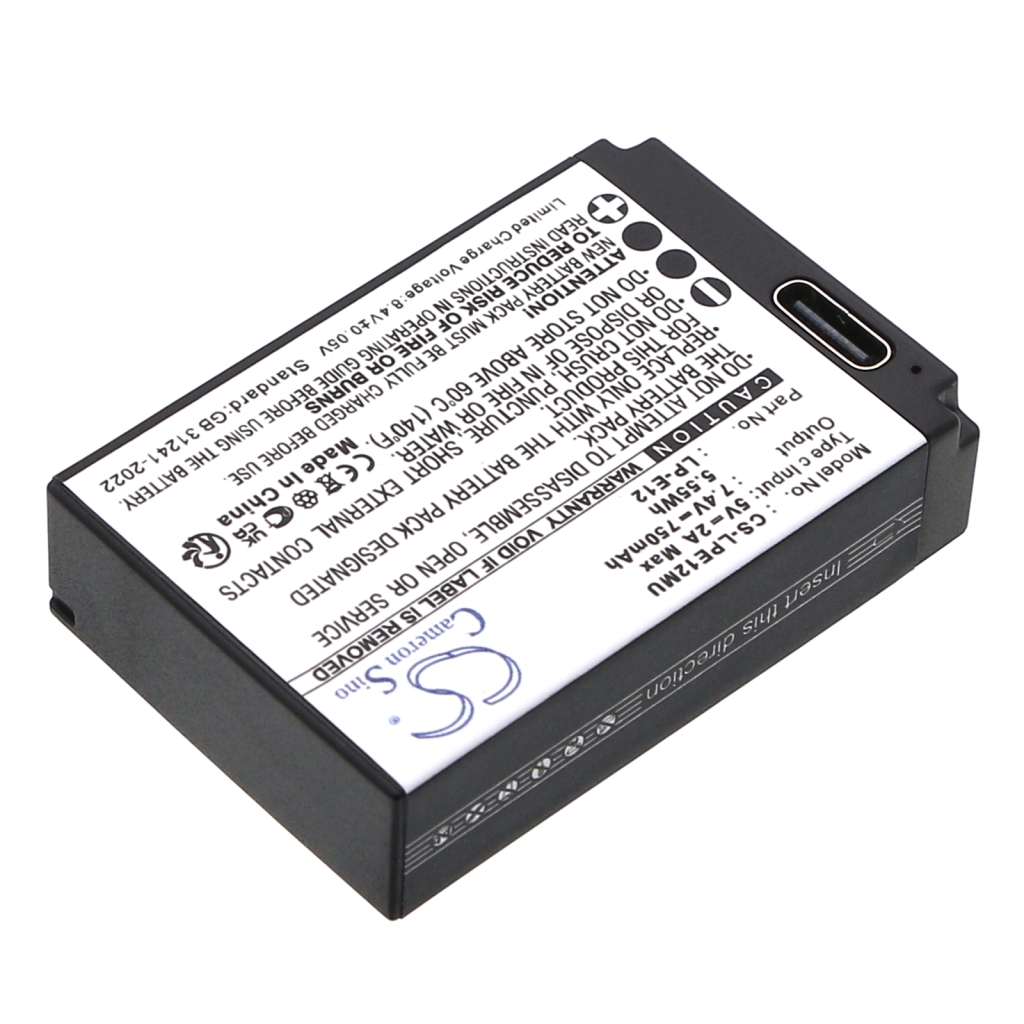 Camera Battery Canon CS-LPE12MU