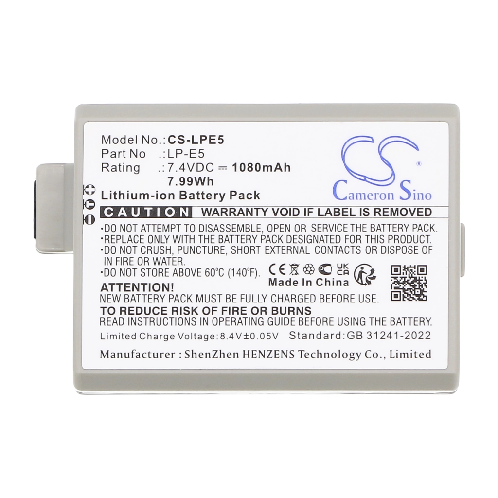 Camera Battery Canon CS-LPE5