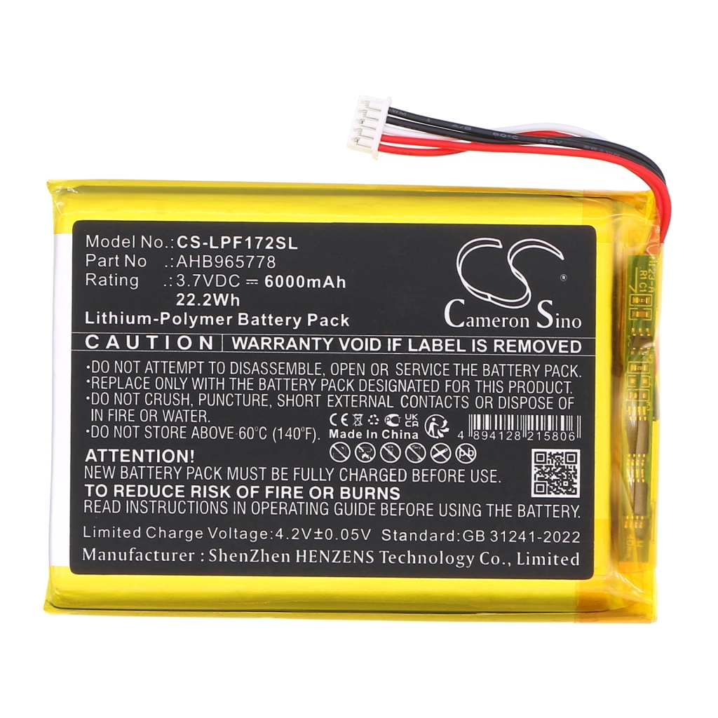 BabyPhone Battery Leapfrog CS-LPF172SL