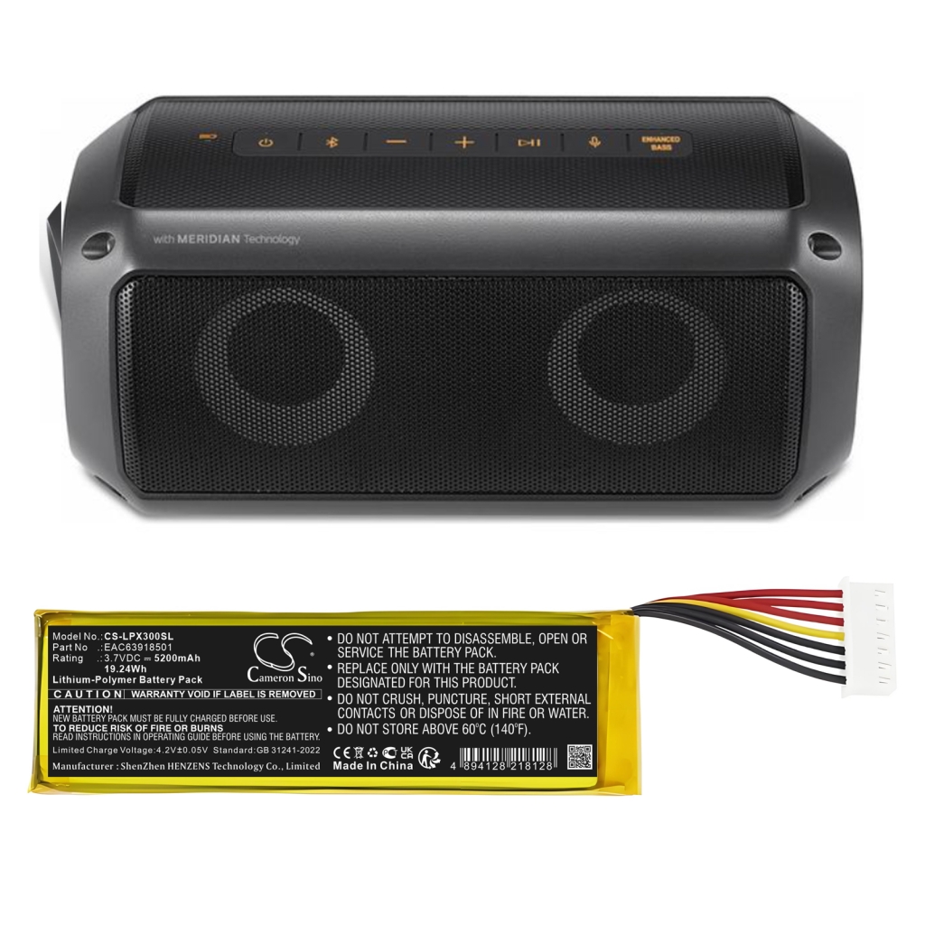 Batería del altavoz Lg CS-LPX300SL