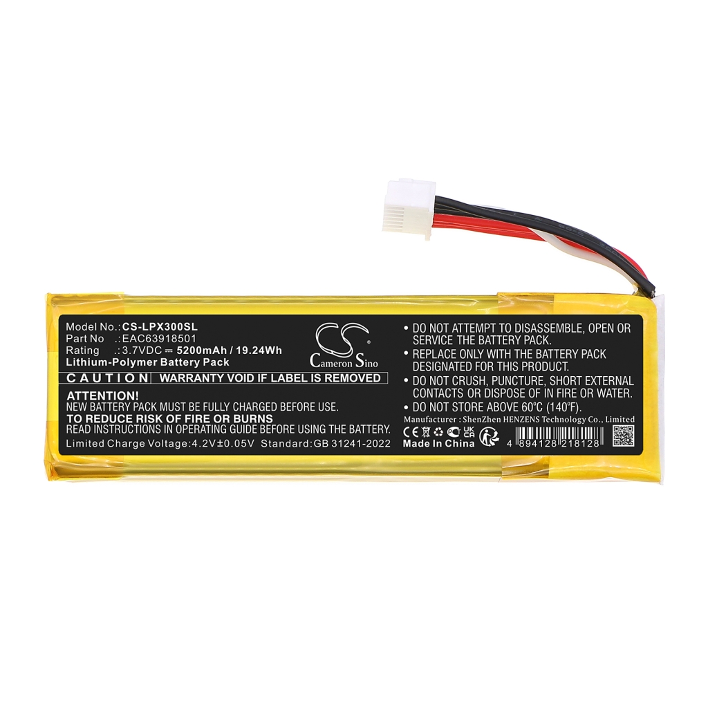 Batería del altavoz Lg CS-LPX300SL