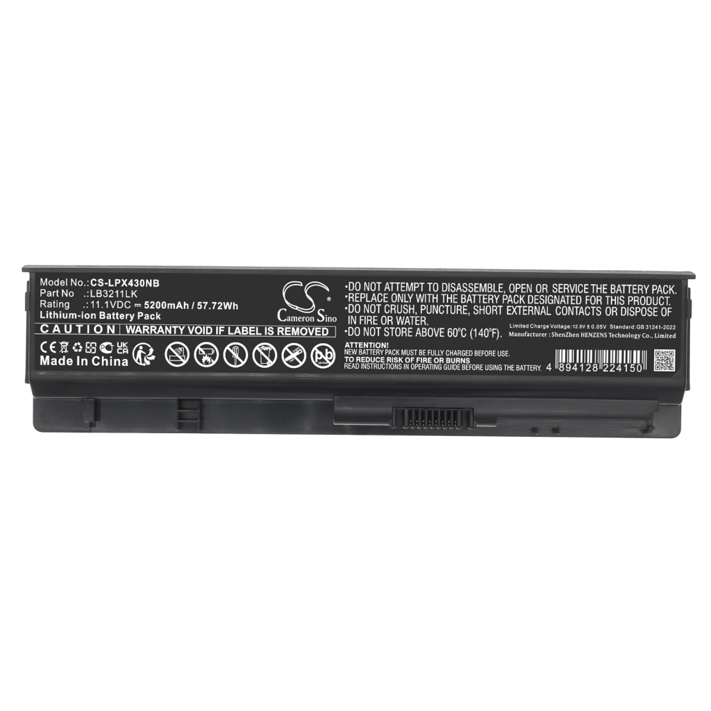 Notebook battery LG CS-LPX430NB