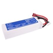Batería compatibleWith RC hobby batteries