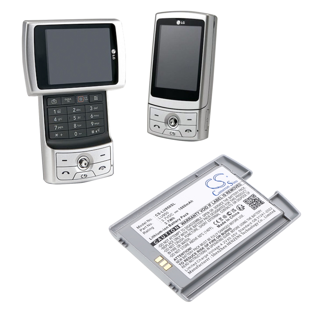 Batería del teléfono móvil LG CS-LU950SL