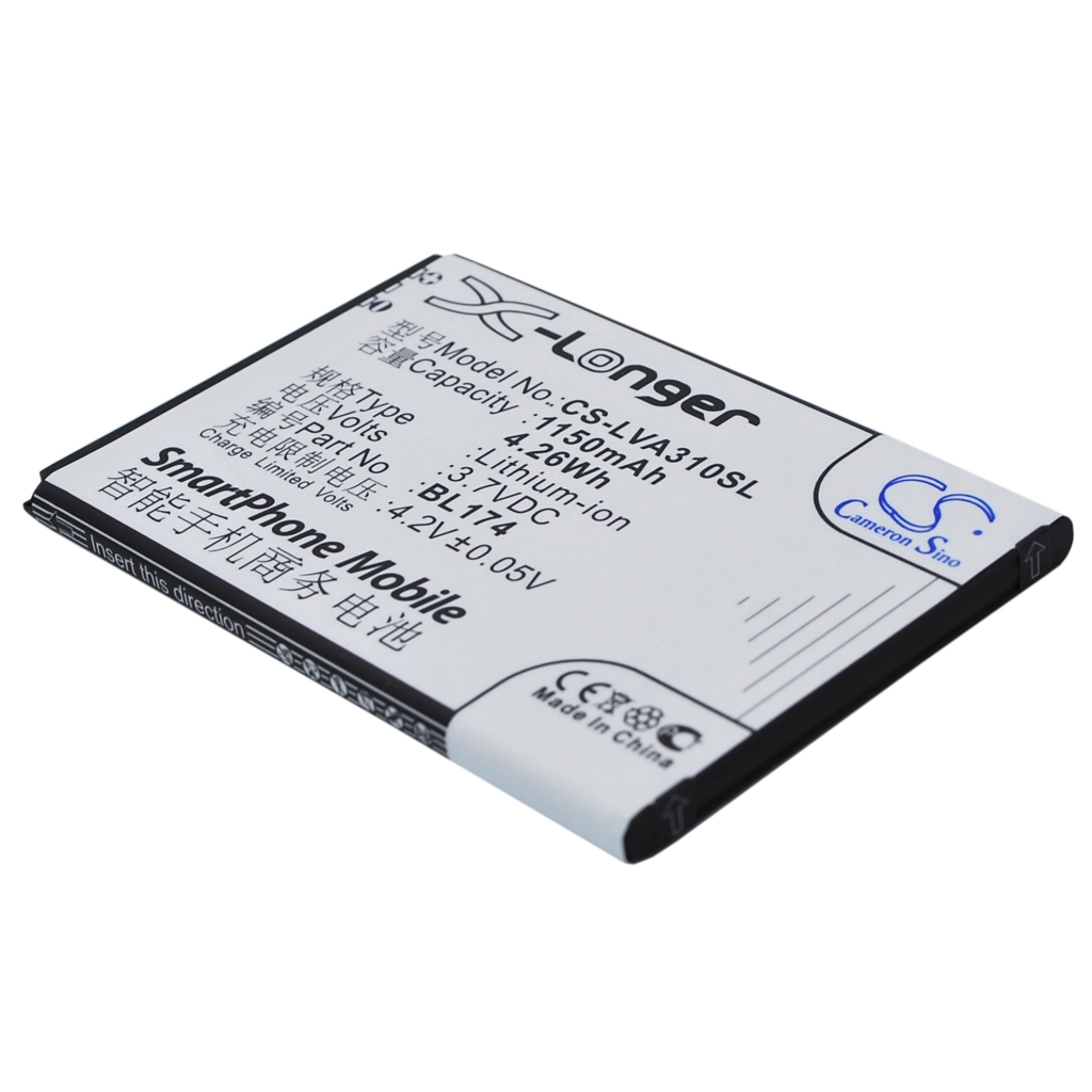 Batería del teléfono móvil Lenovo CS-LVA310SL