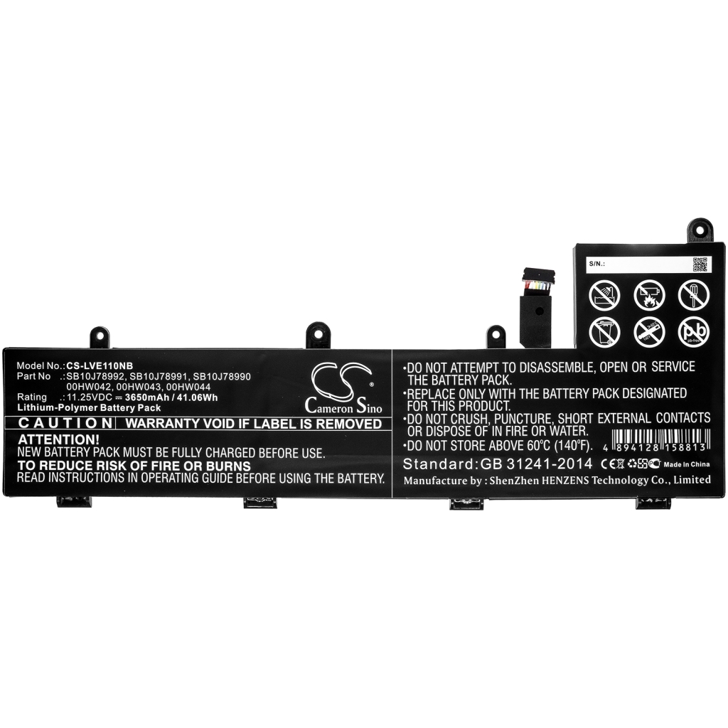 Battery Replaces 00HW044