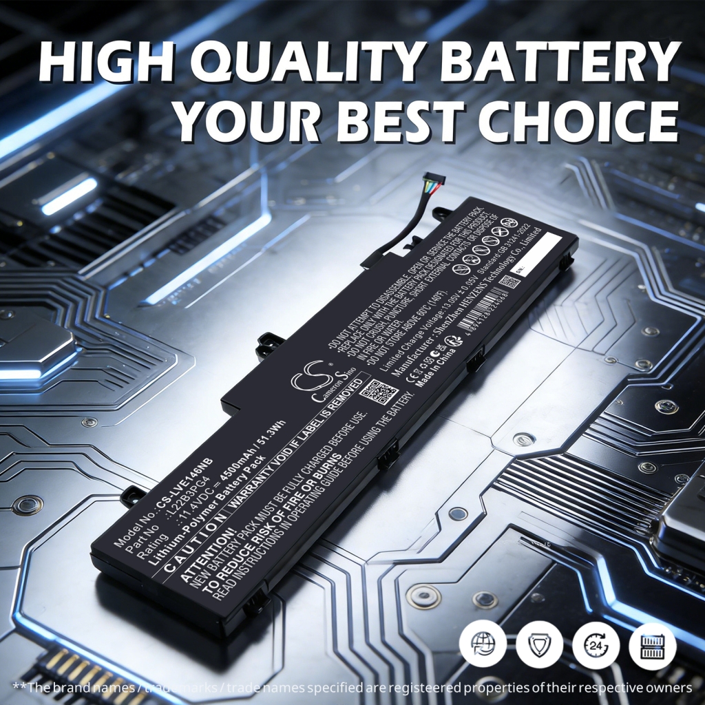 Batería para portátil Lenovo CS-LVE146NB