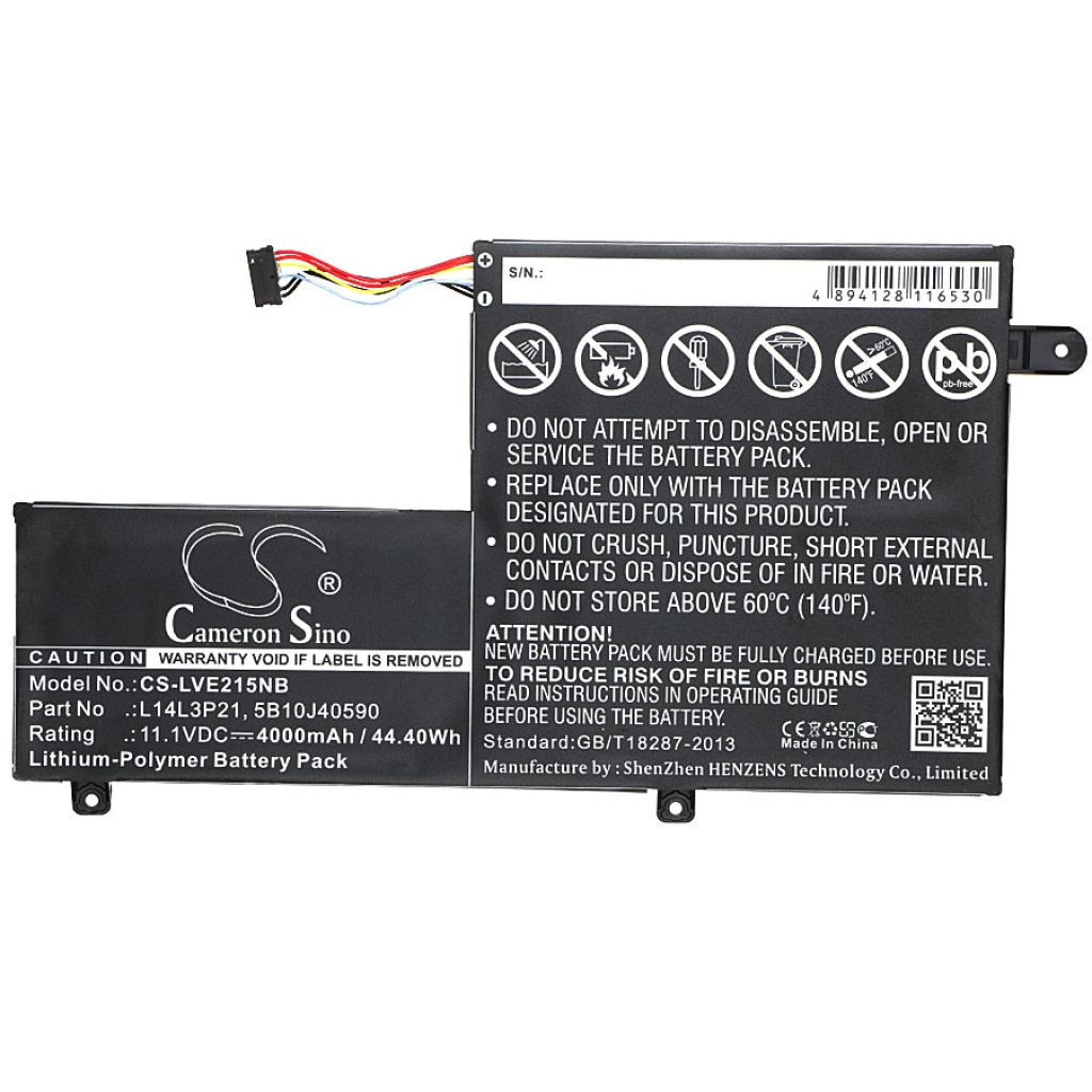 Batería para portátil Lenovo CS-LVE215NB