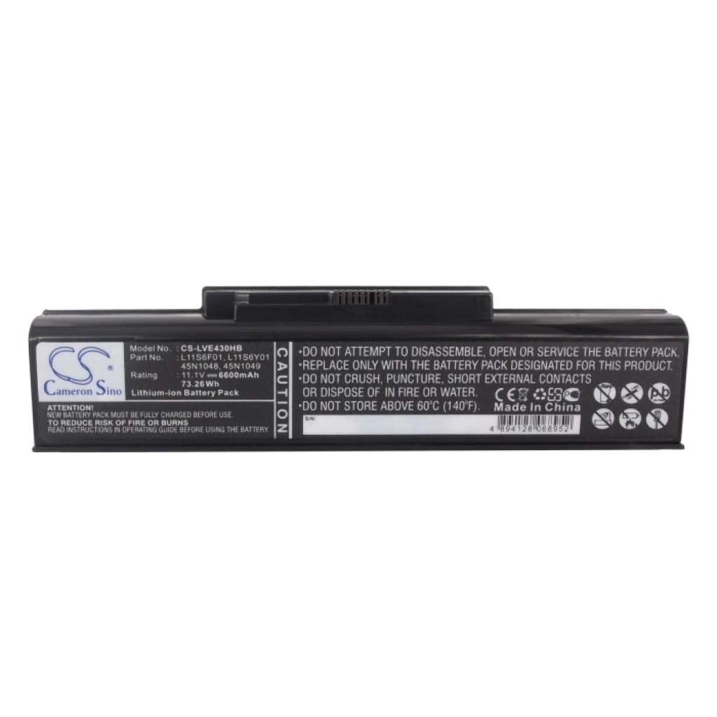 Batería para portátil Lenovo CS-LVE430HB