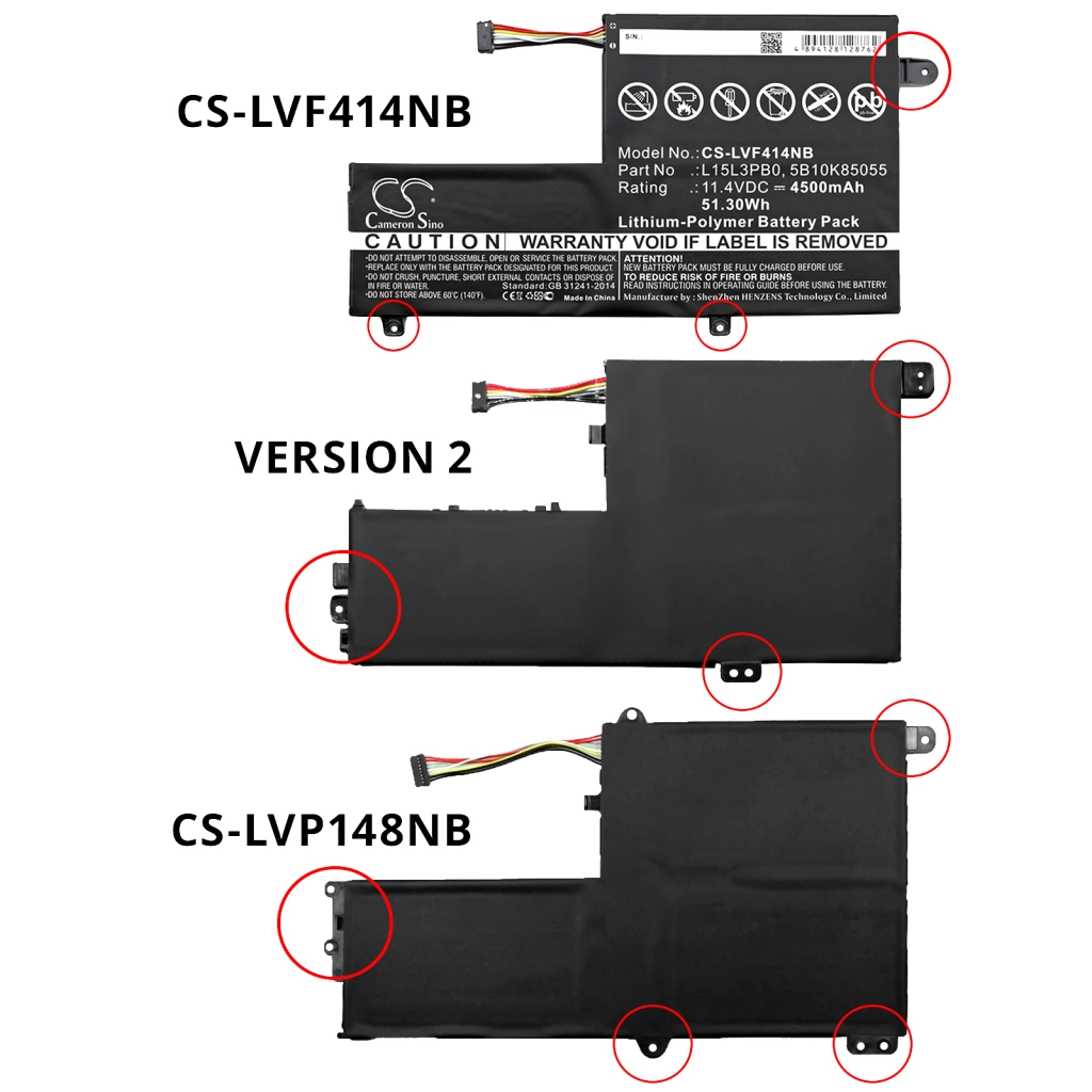 Battery Replaces L15L3PBO