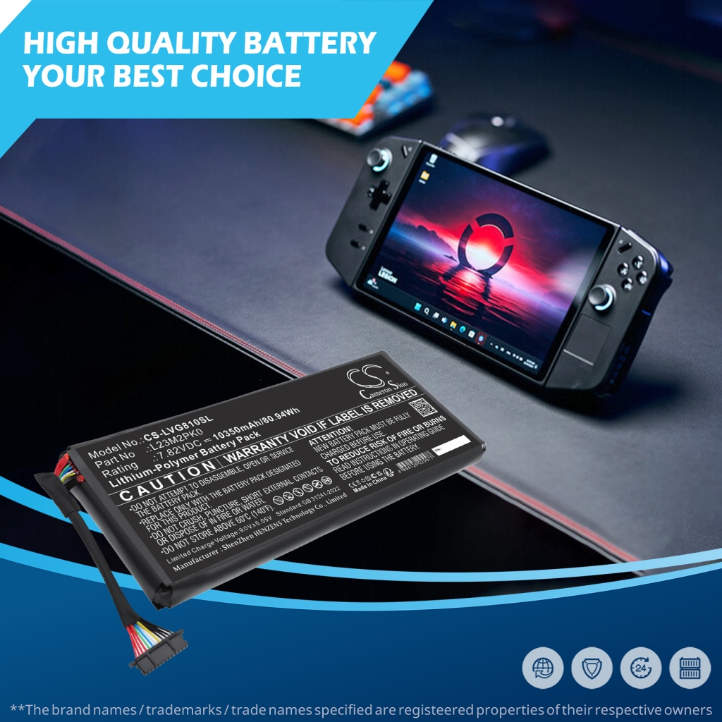 Batería compatible con Lenovo CS-LVG810SL