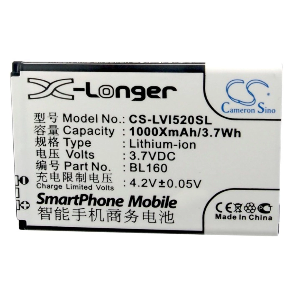Compatible battery replacement for LENOVO BL160