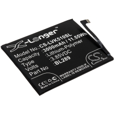 Reemplazo de batería compatible para LENOVO BL289
