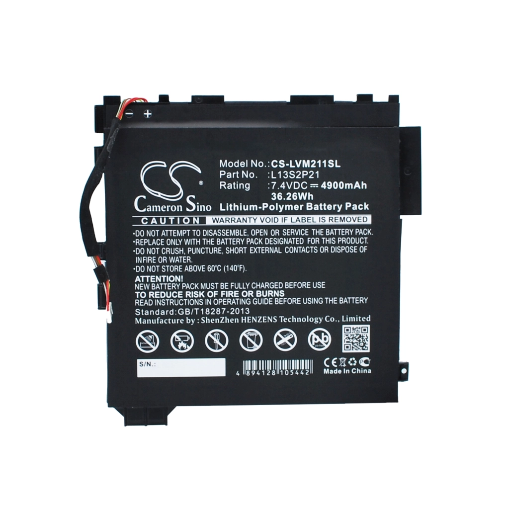 Batería de la tableta Lenovo CS-LVM211SL