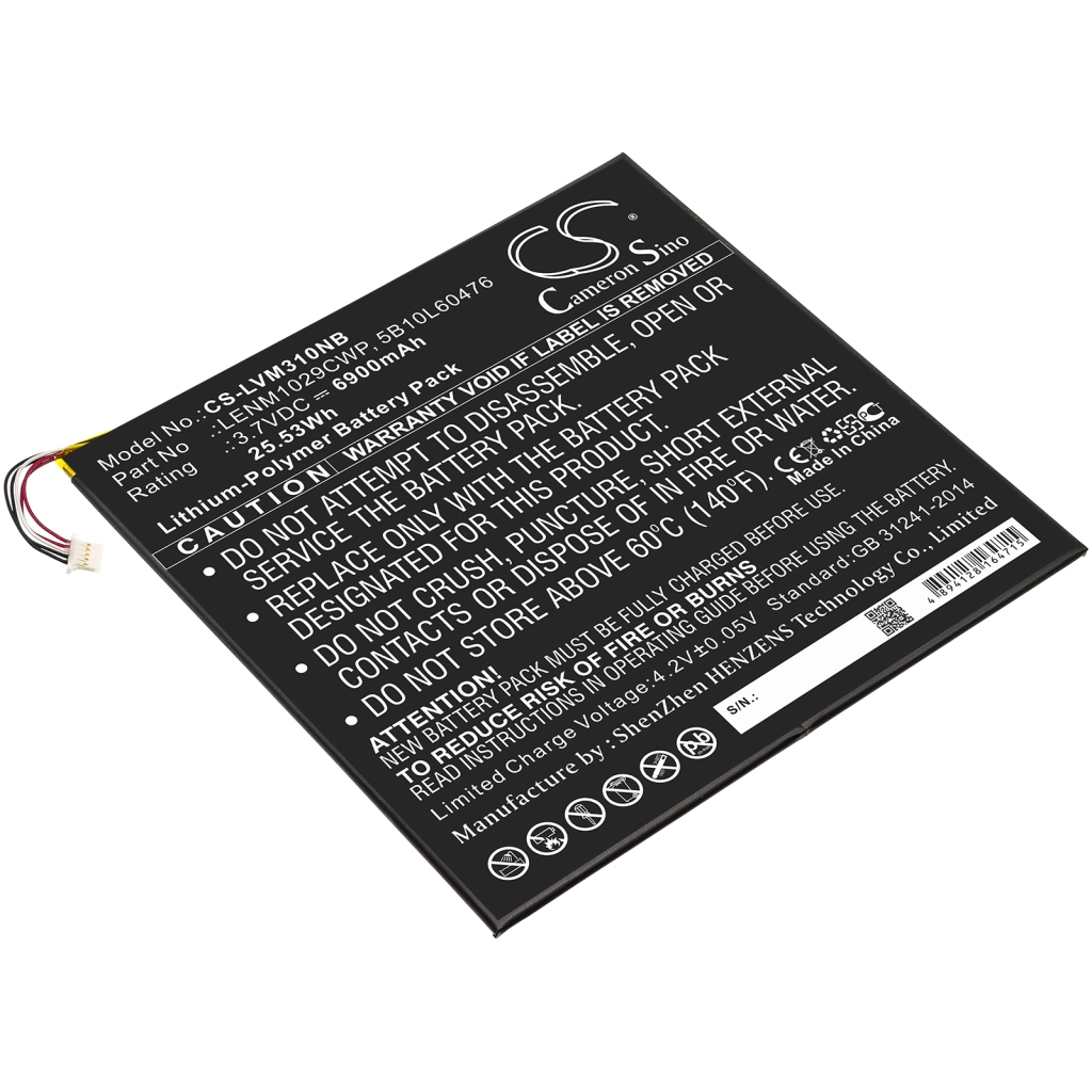Batería para portátil Lenovo CS-LVM310NB