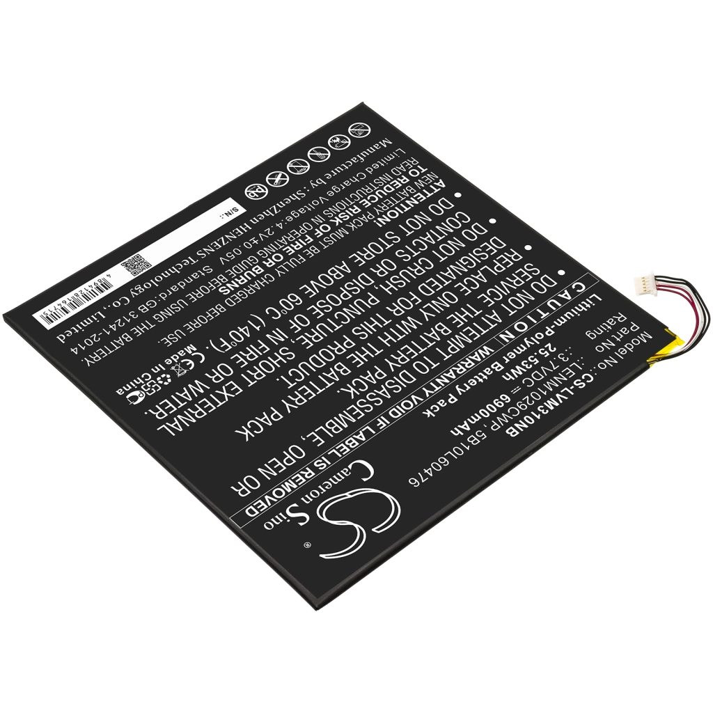 Batería para portátil Lenovo CS-LVM310NB