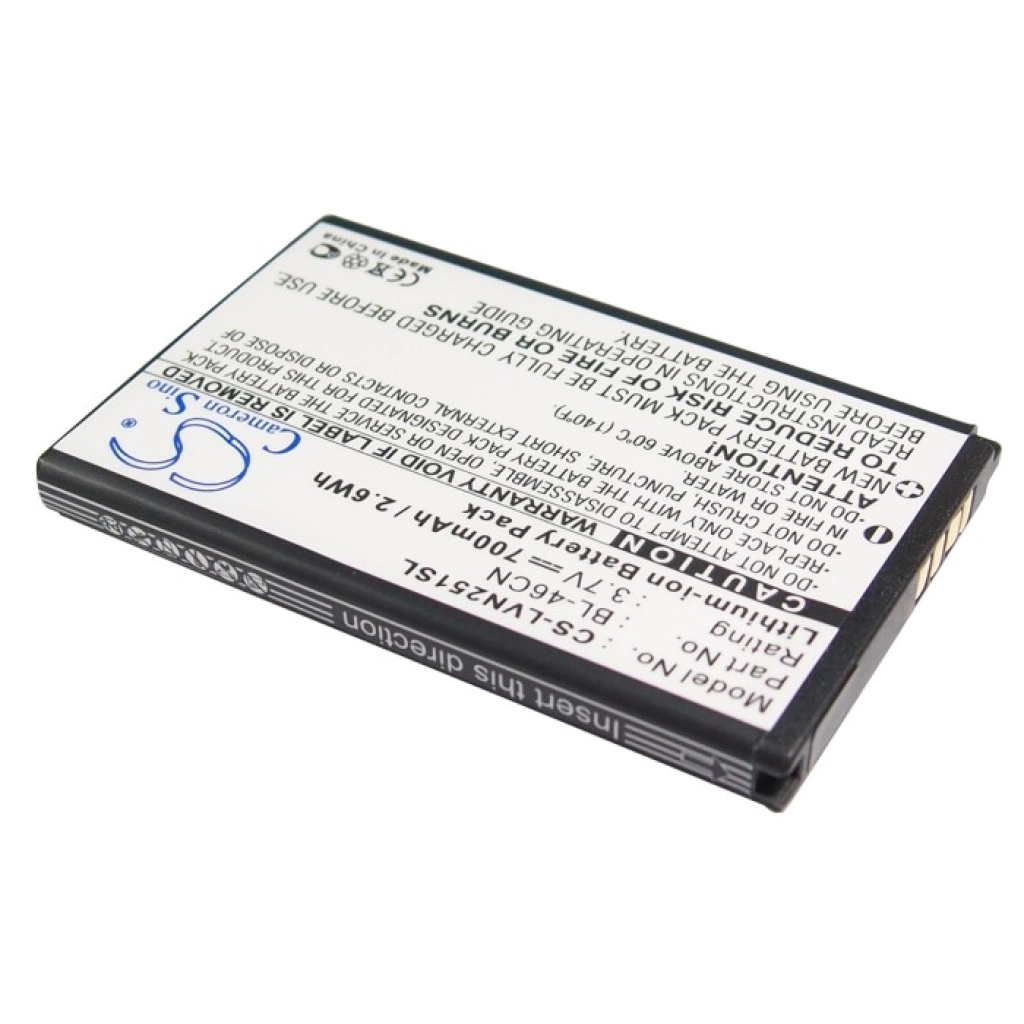 Batería del teléfono móvil LG CS-LVN251SL