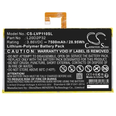 Reemplazo de batería compatible para Lenovo L20D2P32