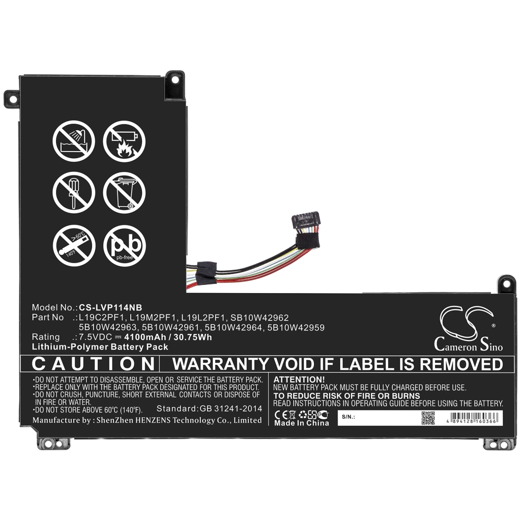 Notebook battery Lenovo IdeaPad 1-14IGL05(81VU)