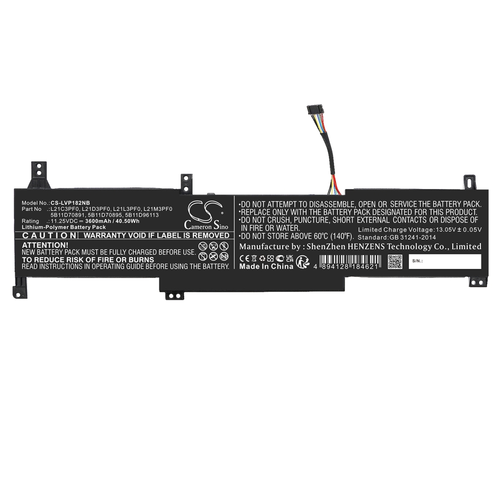 Batería para portátil Lenovo CS-LVP182NB