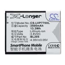 Reemplazo de batería compatible para LENOVO BL205